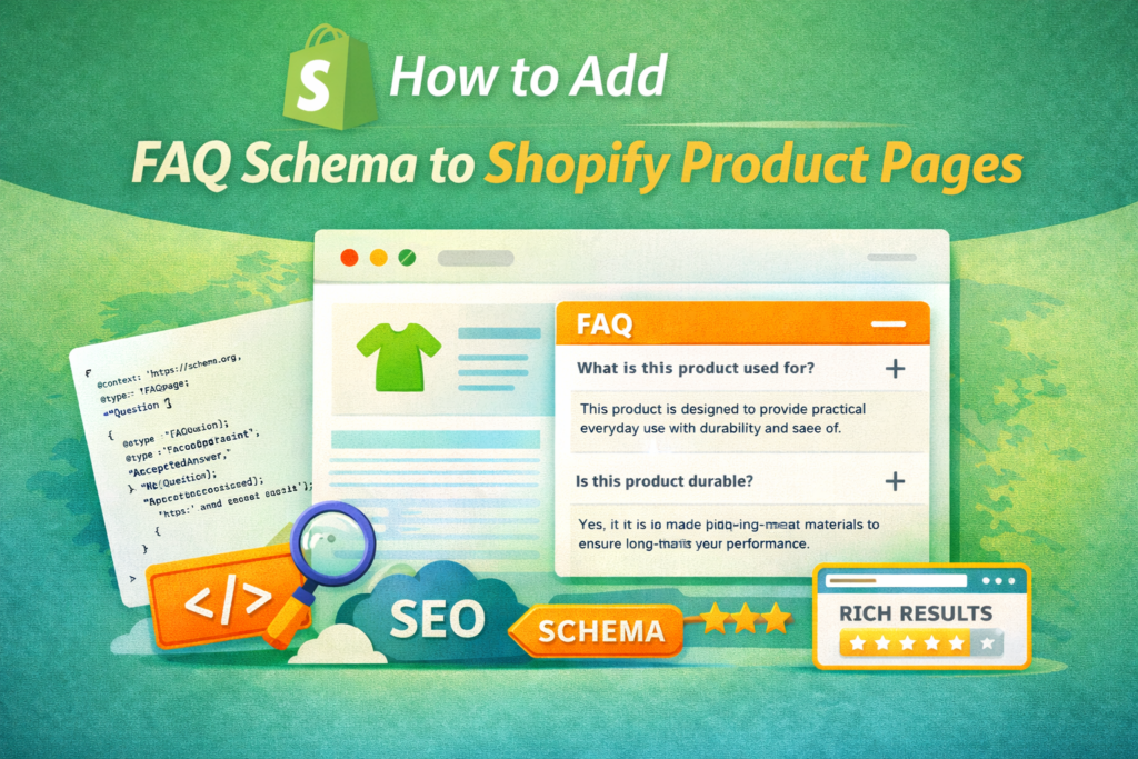 How to Add FAQ Schema to Shopify Product Pages